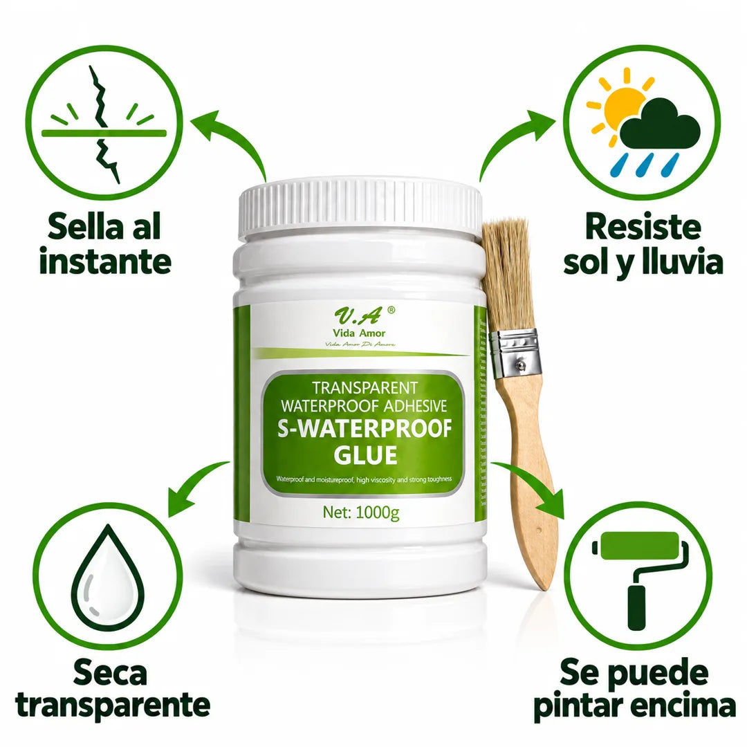 Sellador impermeable transparente
