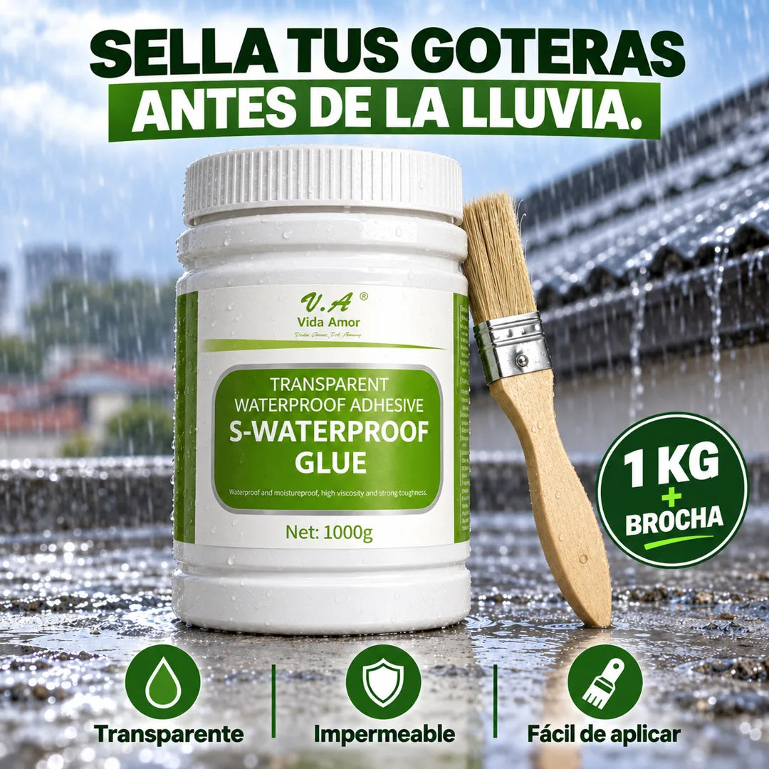 Sellador impermeable transparente