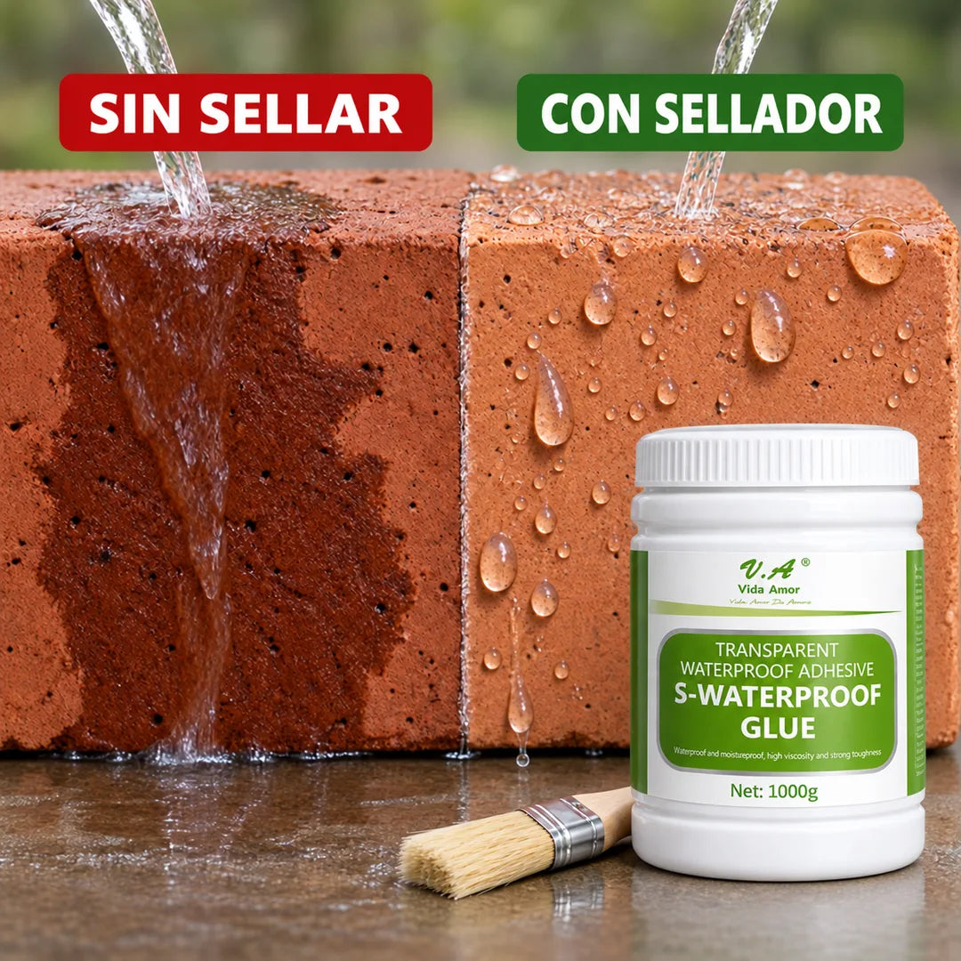 Sellador impermeable transparente