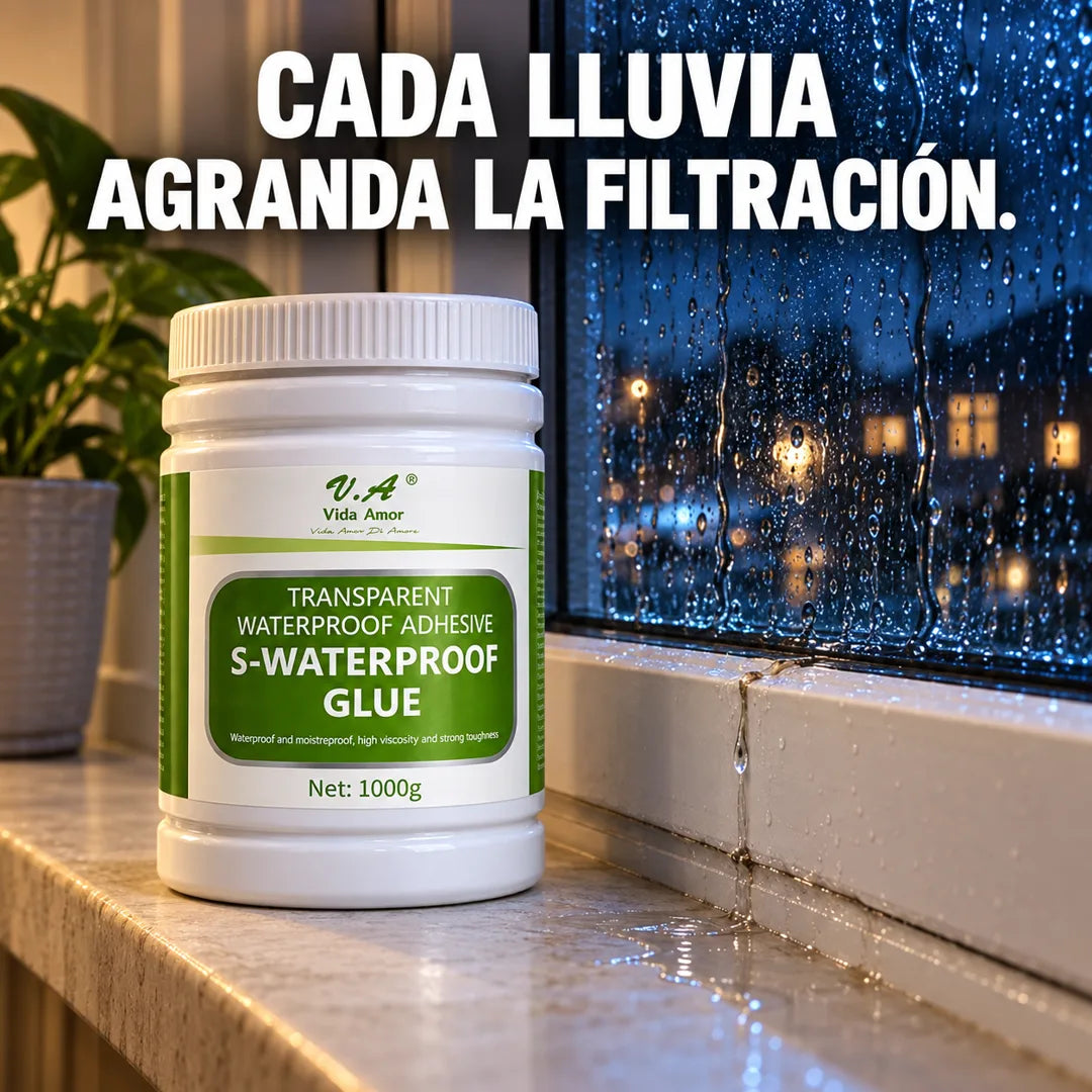 Filtración por ventana durante la lluvia
